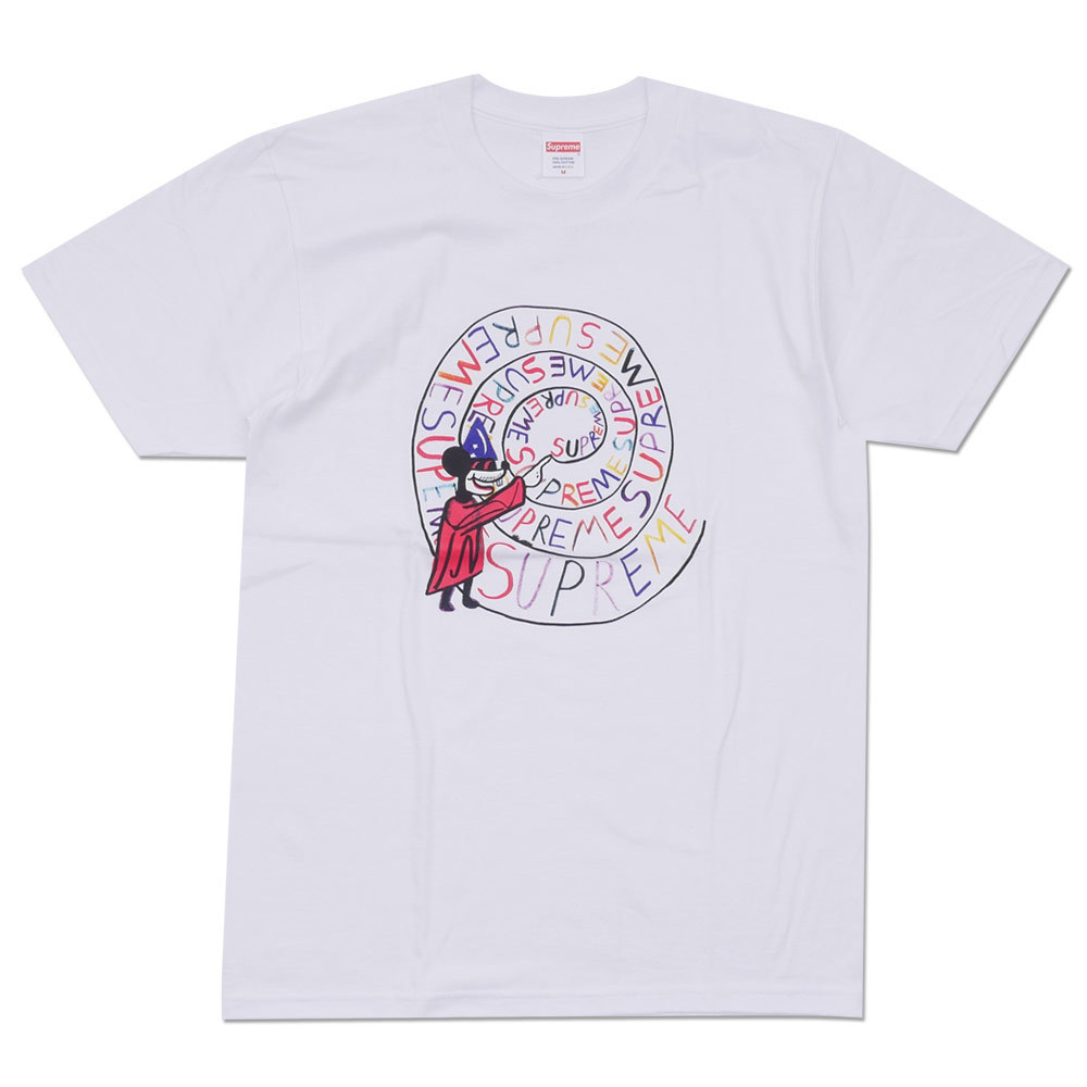 Supreme SS17 Joe Roberts Swirl Tee 白 (ステッカー付き)