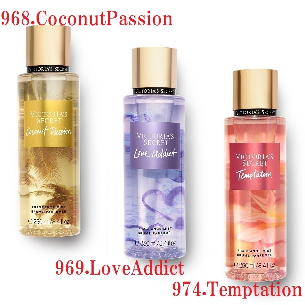 ☆Victoria's Secret Fantasies☆ ミニ フレグランス ミスト 3本 フレグランスミスト FragranceMist ヴィクトリアシークレット
