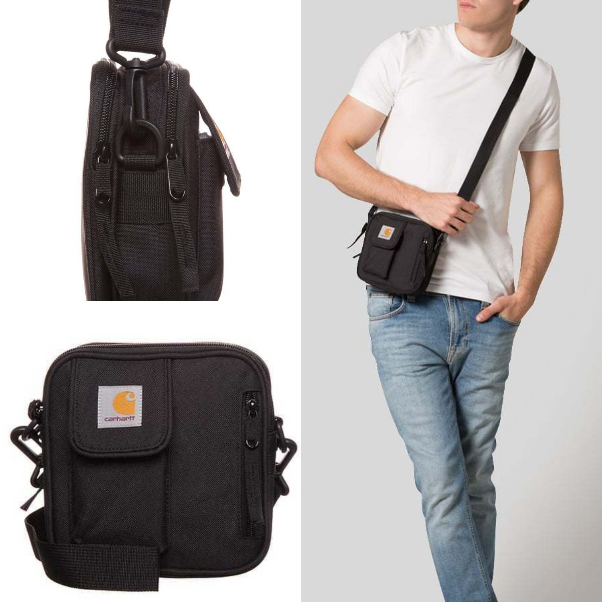 Carhartt☆スマートフォン収納ポケット付サコッシュ ESSENTIALS