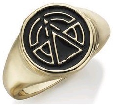 Chained Able 指輪・リング 送料税込み◆ChainedAble☆Enamel Signet Ring(2色)国内発送(2)