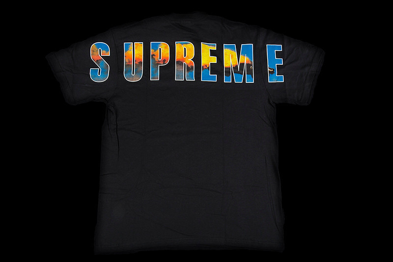 FW17 SUPREME CRASH TEE BLACK 黒 S-XL 送料無料