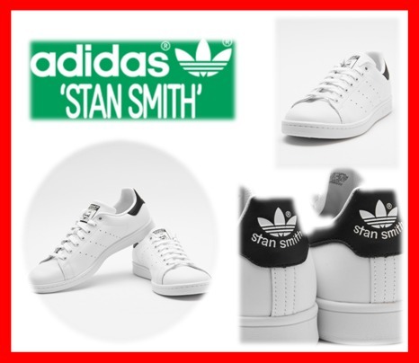 HOT【ADIDAS】Unisex Originals正規品 STAN SMITH BLACK AQ0438