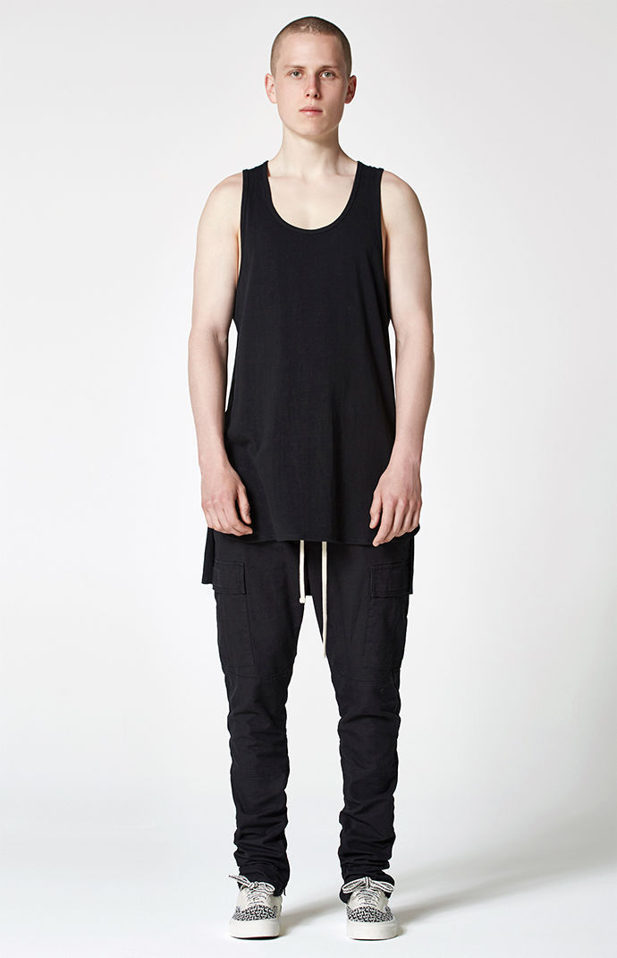 FW17 FOG FEAR OF GOD ESSENTIALS TANK TOP BLACK 送料無料