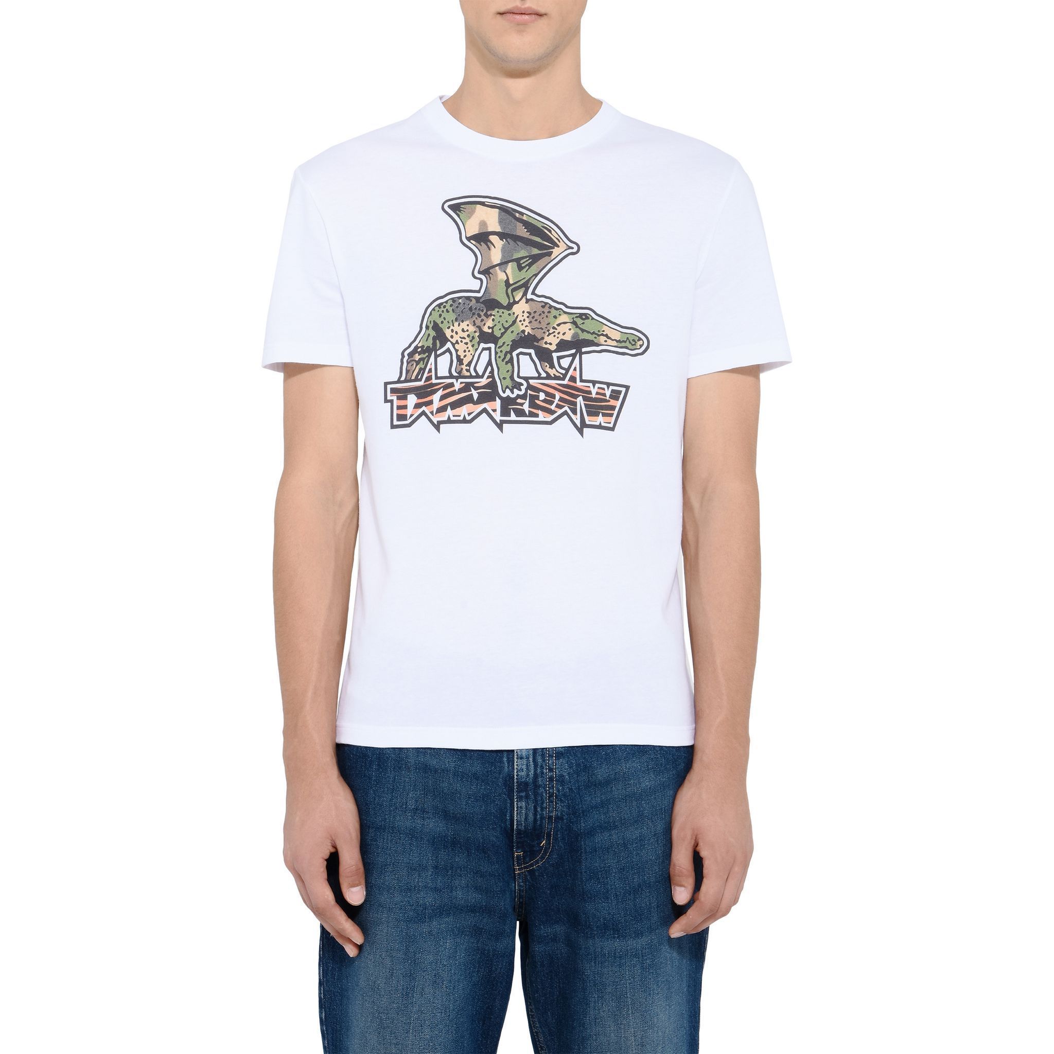 関税送料込 Stella McCartneyトゥモロー プリント Tシャツ WHITE
