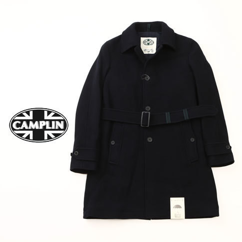 オンラインストア入荷 CAMPLIN カンプリン Pコート ネイビー cp724001