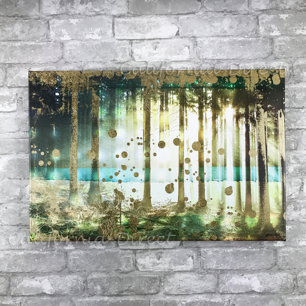 Oliver Gal 大きい 91x61cm Fantasia Golden キャンバスアート