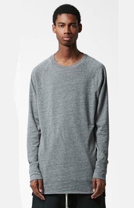 SS16 FOG FEAR OF GOD LONG SLEEVE RAGLAN T-SHIRT GRY 送料無料
