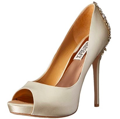 Badgley Mischka パンプス 最終セール!!BadgleyMischka☆Kiaraクリスタルサテンパンプス(8)