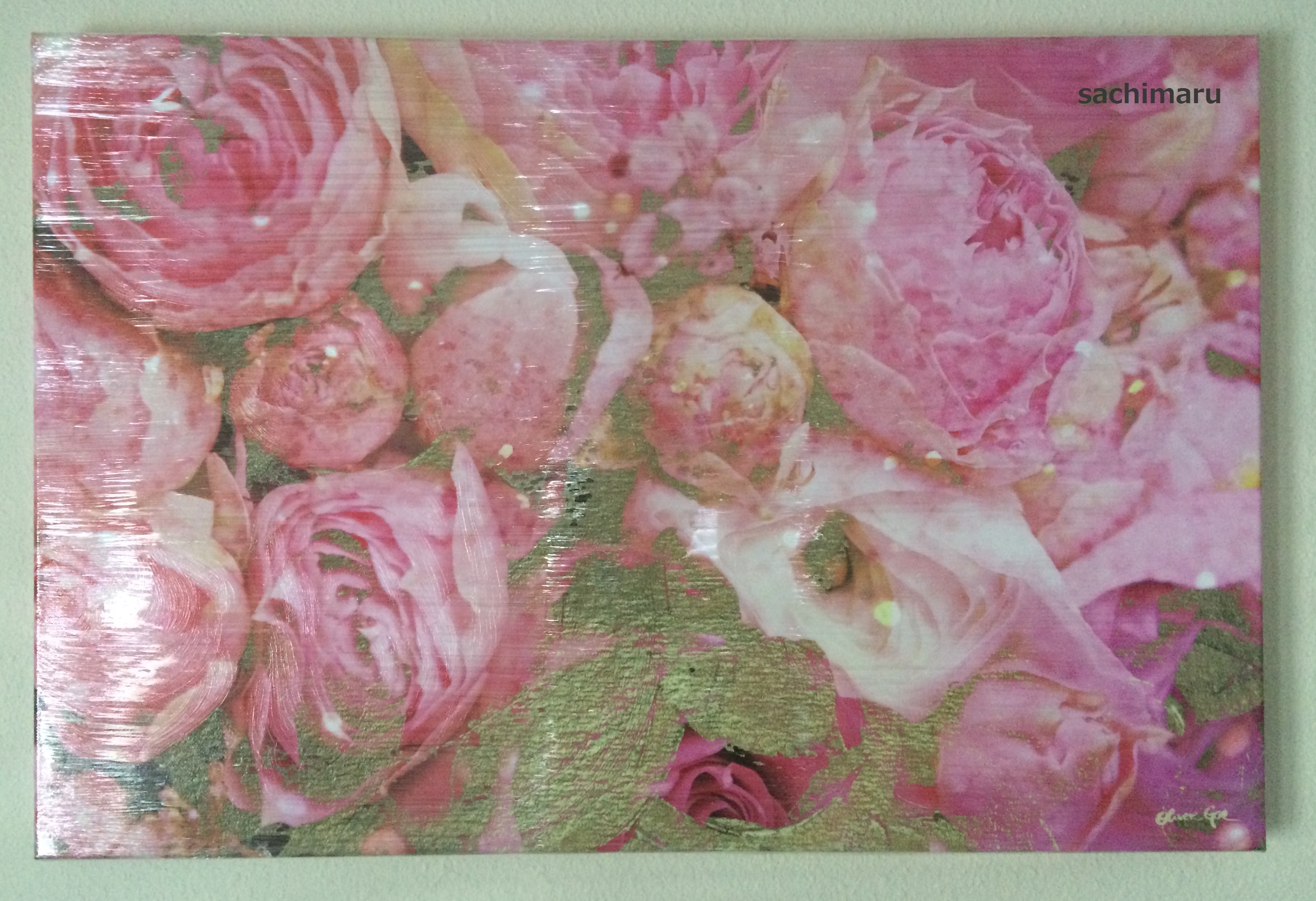Oliver Gal 大きめ 76x51cm Roses in Pink キャンバスアート 速達発送☆Oliver Gal☆Roses in Pink☆キャンバスアート76x51cm