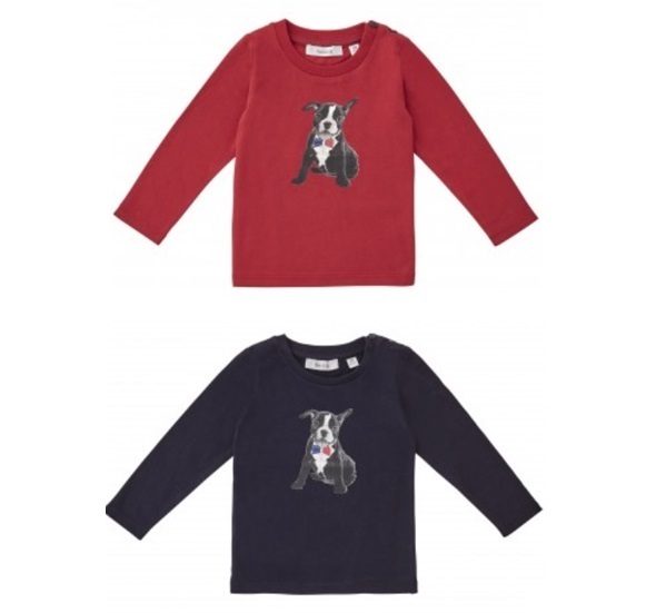 ☆marese☆ フレンチブルドックがかわいい♪ 長T 全2色: 6M-3Y