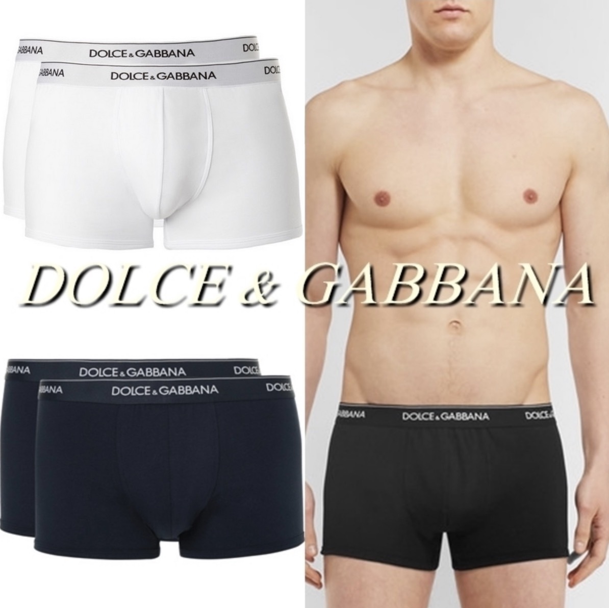 【関税込】◆Dolce & Gabbana◆コットン ボクサーパンツ 2枚組み