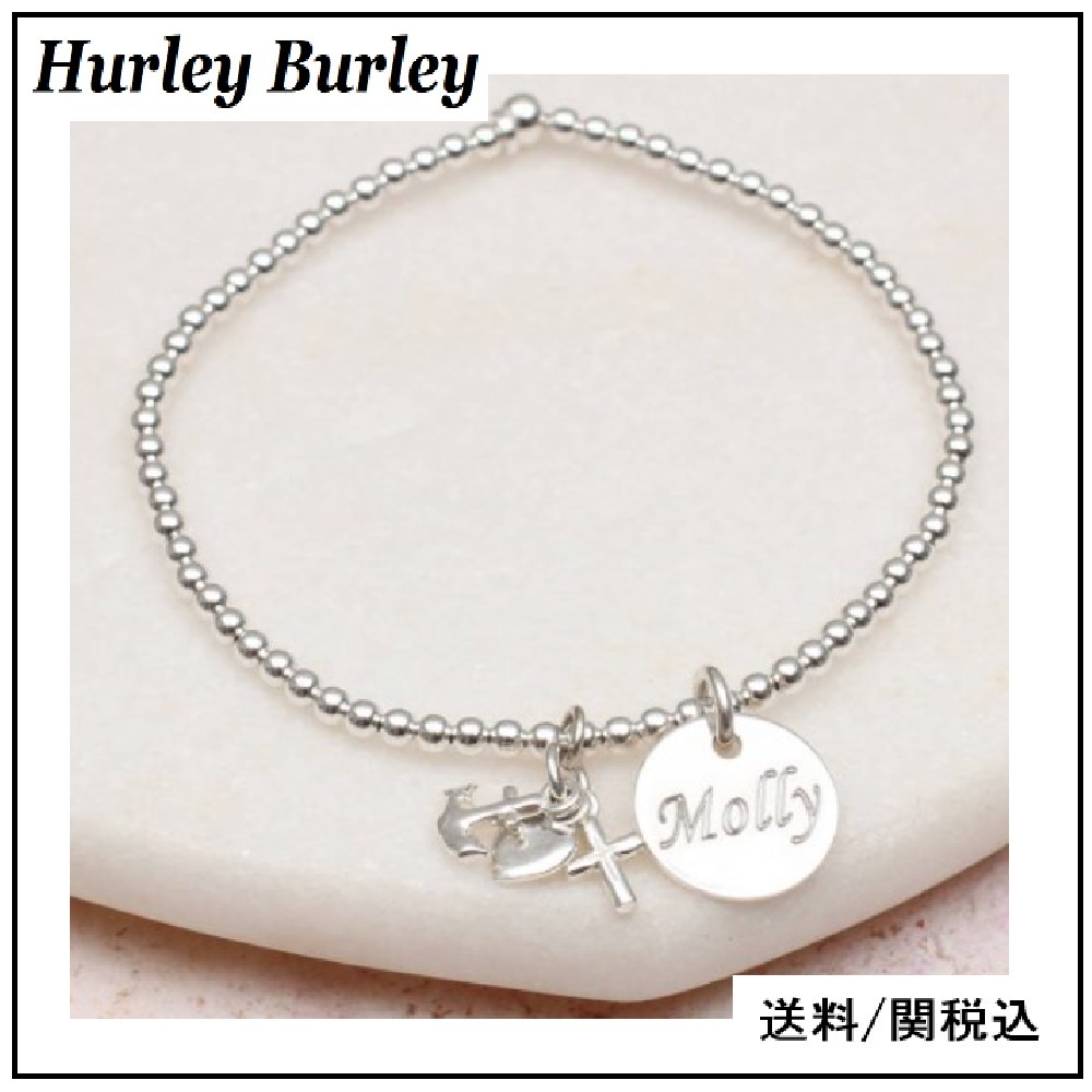 【HURLEY BURLEY】Faith, Hope And Charity Bracelet 名入れ ♪