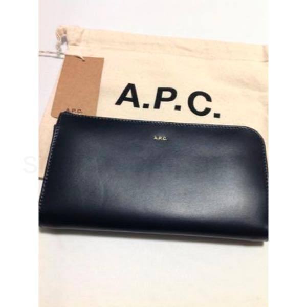 【関税込】◆A.P.C.◆ネイビー ロング ケイデンス ウォレット