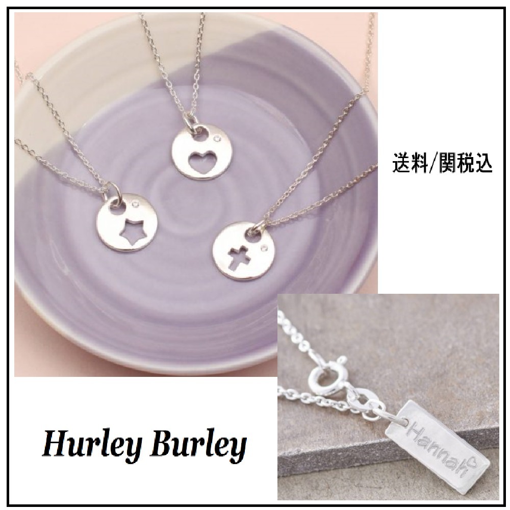 【HURLEY BURLEY】Symbol Necklace キュービックジルコニア付き