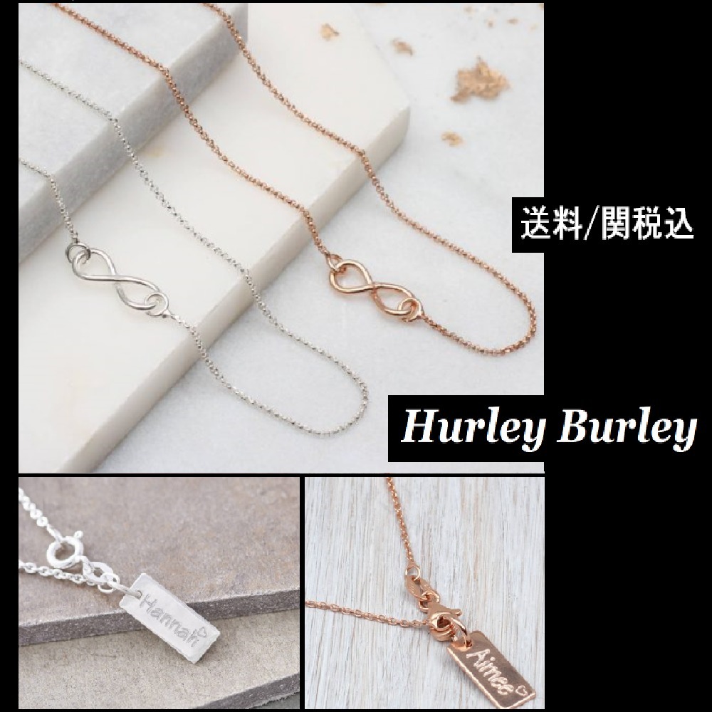 【HURLEY BURLEY】Infinity Necklace ネームタグ 刻印出来ます！