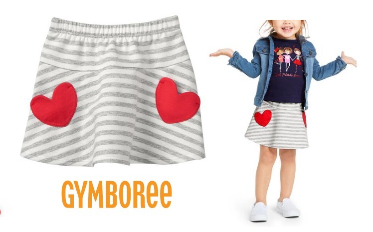 ★ジンボリー Gymboree★ ハート♥ ポケット スカート★