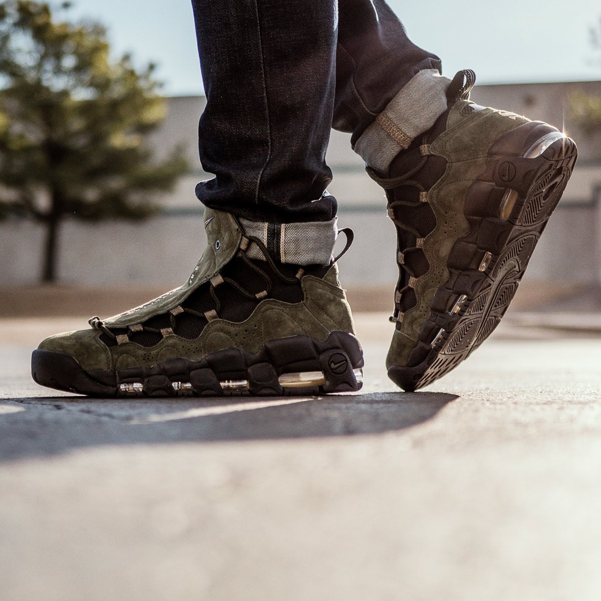 US限定 Nike Air More Money US Dollar エアモアマネー 送関込