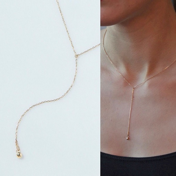 BROOKLYN人気店【catbird】14K Greco ラリエットネックレス