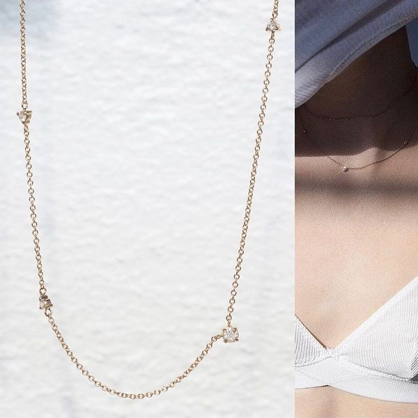 BROOKLYN人気店【catbird】14K Angel's Hairネックレス