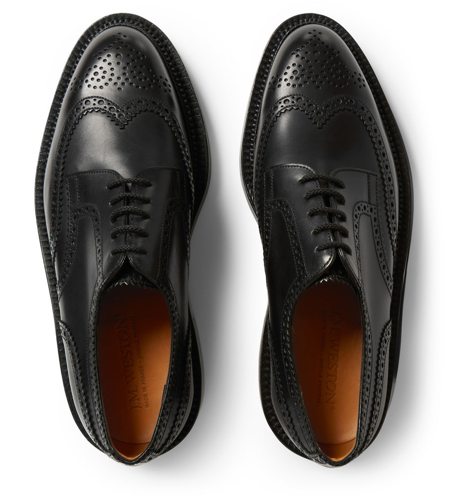 美品】J.M.WESTON #590 Leonard derby 9.0D - ドレス/ビジネス