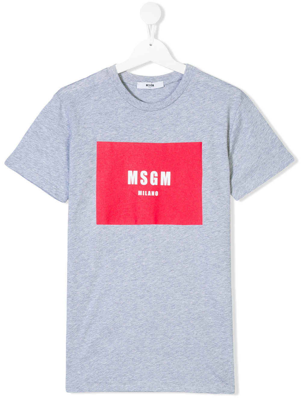 大人もOK☆MSGM☆ロゴ プリント Tシャツ 14Y 即日発送 グレー