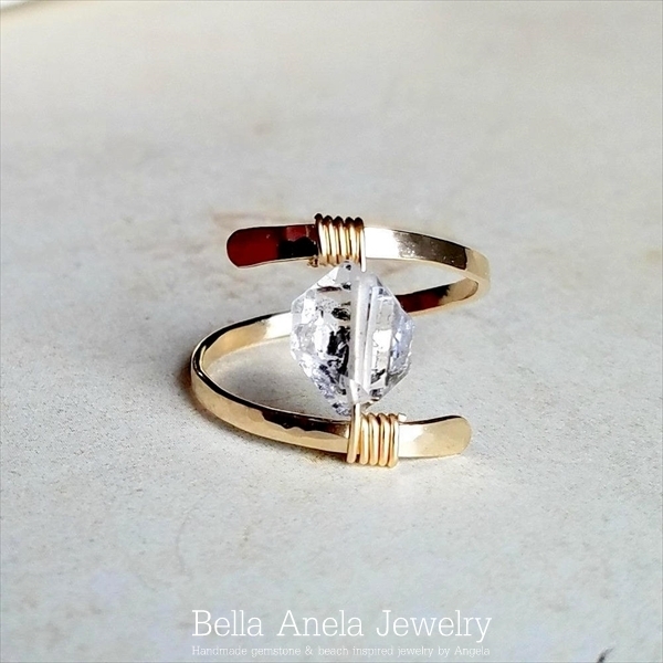Herkimer DIAMOND ブレスレット ハワイ BellaAnela #542