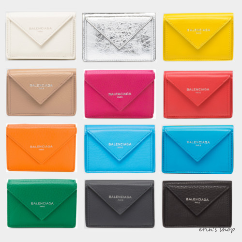 【送料込★追跡付】BALENCIAGA★PAPIER ミニウォレット*新色あり