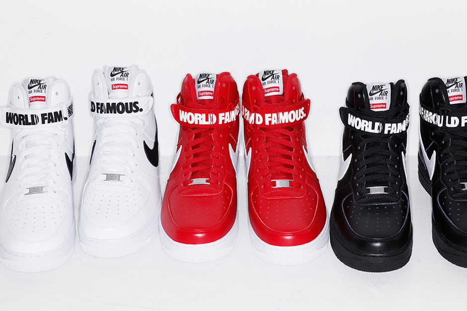 SUPREME x NIKE AIR FORCE 1 HIGH \"WHITE\" - シュプリーム