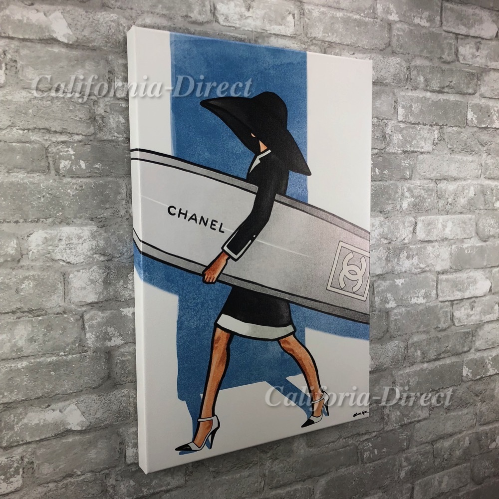 Oliver Gal 大きめ 51x76cm Surfer Girl Tall キャンバスアート