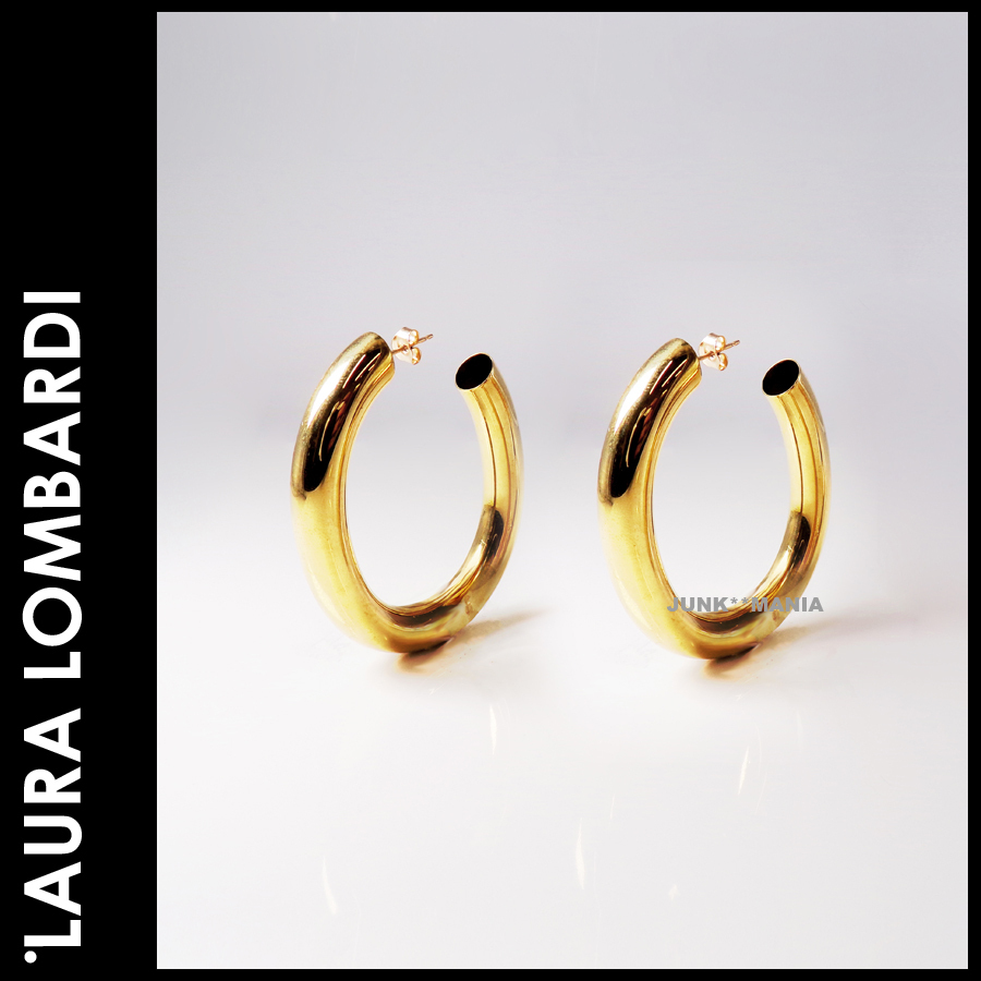 ★追跡&関税込【Laura Lombardi】CURVE EARRINGS/ピアス