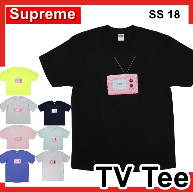 ★Supreme★TV Tee 18SS WEEK6