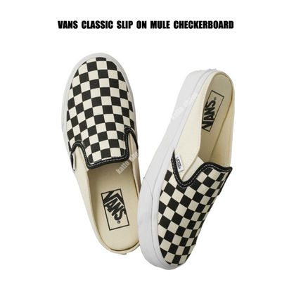 VANS サンダル・ミュール VANS★CLASSIC SLIP ON MULE★ミュール★チェッカーボード