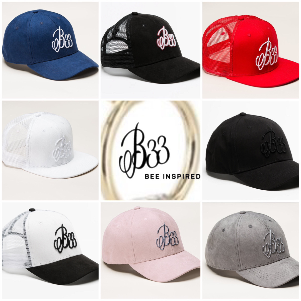 ♪必ず一個は持っとこー♪【BEE INSPIRED】選べるキャップ全８色