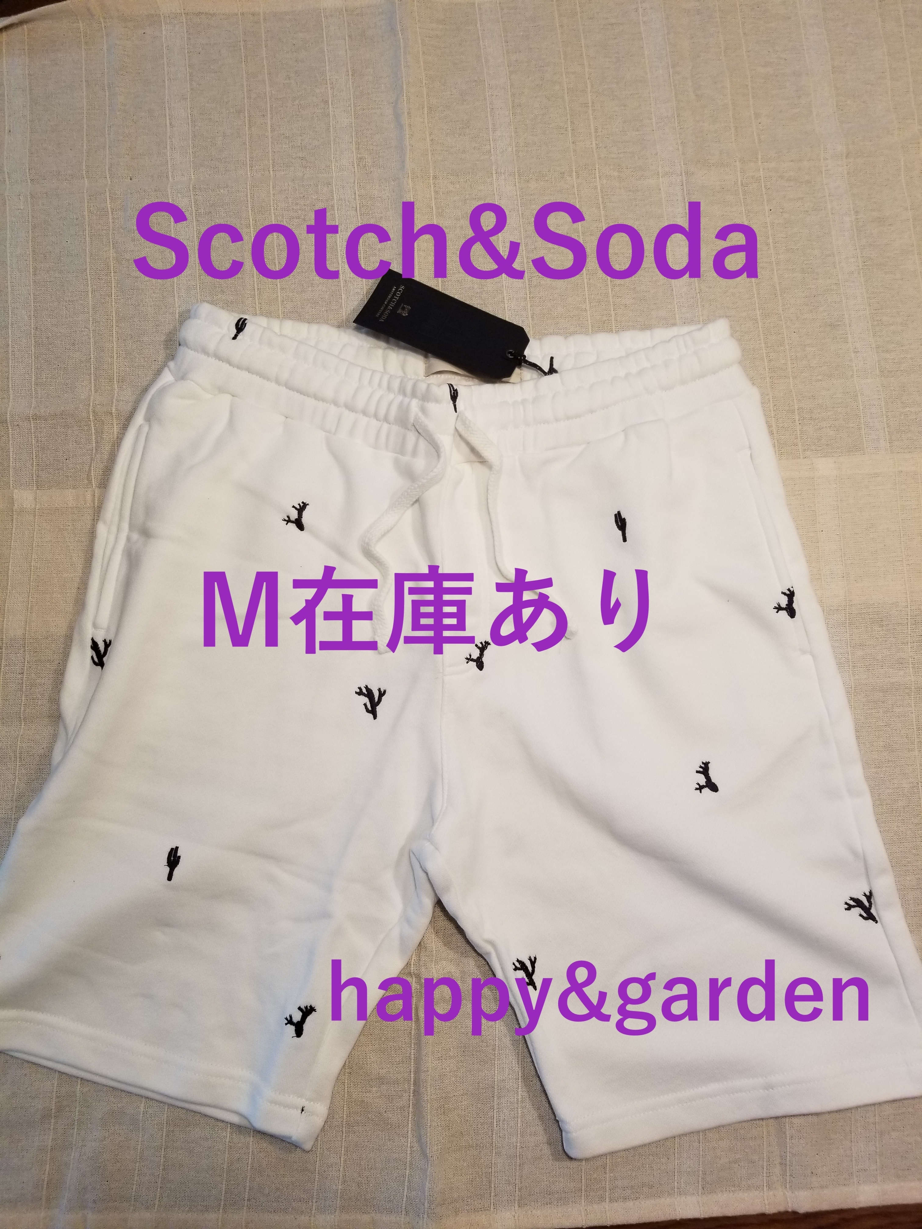 Scotch & Soda★関送込刺繍スウェットショートパンツA