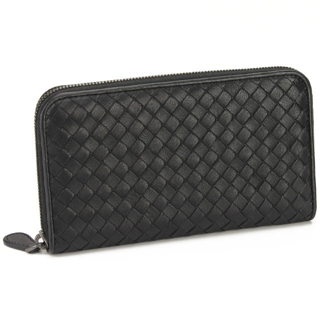 BOTTEGA VENETA 114076-VX051-1000 ラウンドファスナー長財布