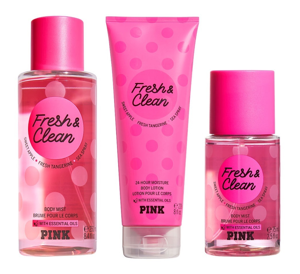 Victoria's Secret ボディケア ☆Victoria's Secret☆ PINK FreshClean ミストローション 3点(2)