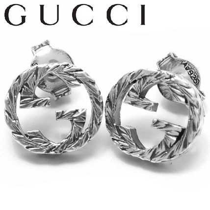 GUCCI ピアス 国内即発★GUCCI★インターロッキングG ピアス 457109