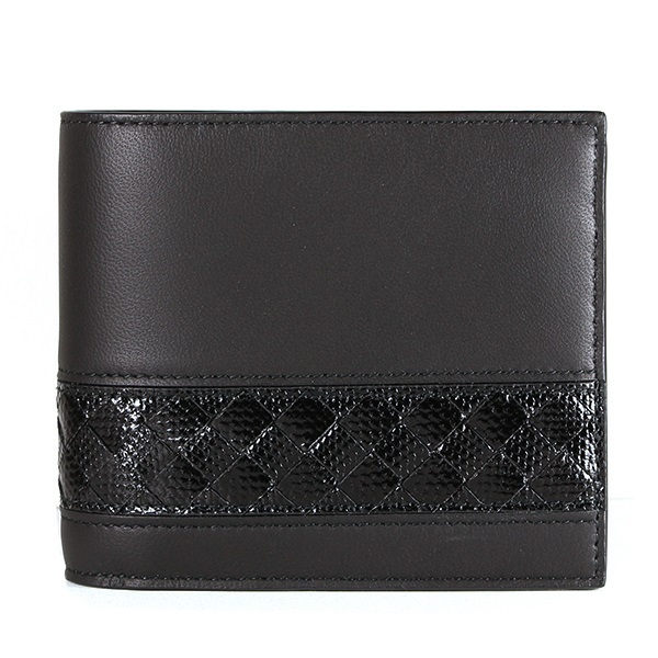 BOTTEGA VENETA 113993-V1EEI-1000 二折財布 ブラック