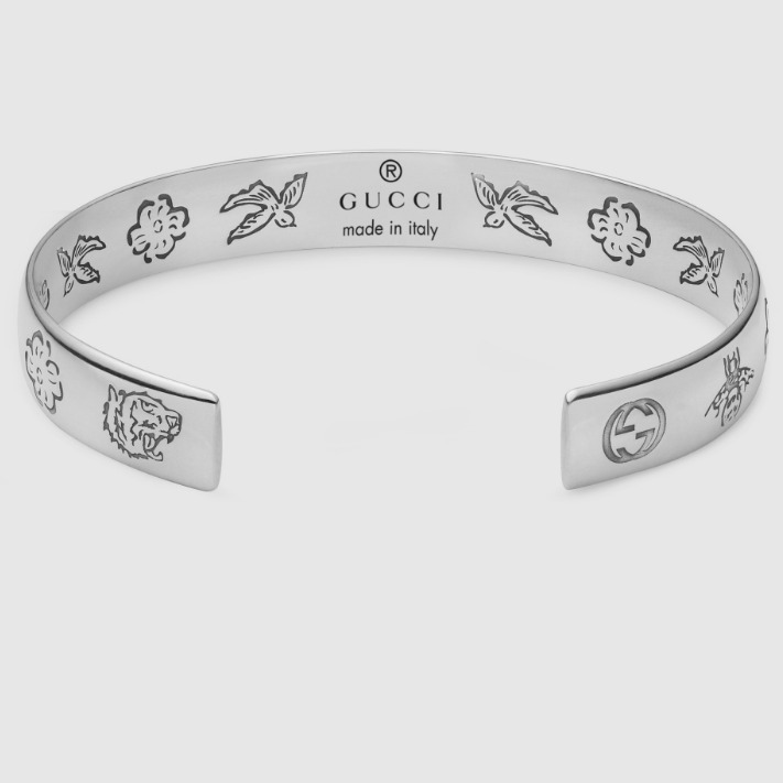 すぐ届く*GUCCI*ブラインド フォー ラブ シルバー ブレスレット www