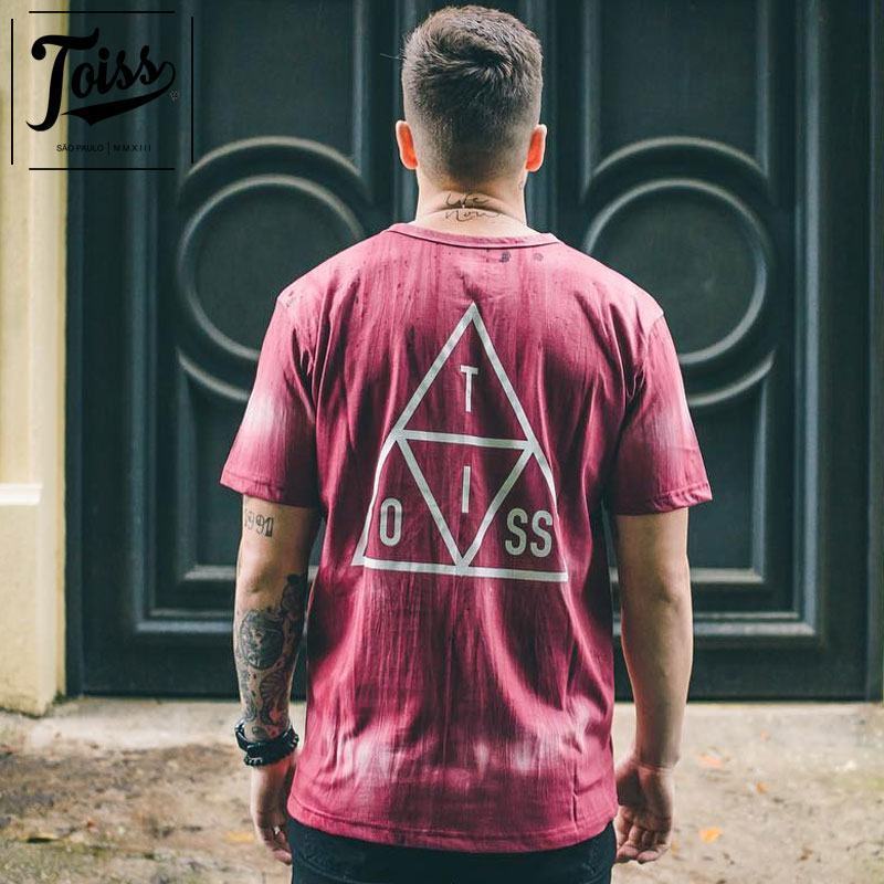 ネイマールブランド【TOISS】タイダイＴシャツ ダークレッド