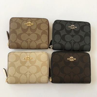 【COACH】新作☆コンパクト！シグネチャースモール折財布 F30308