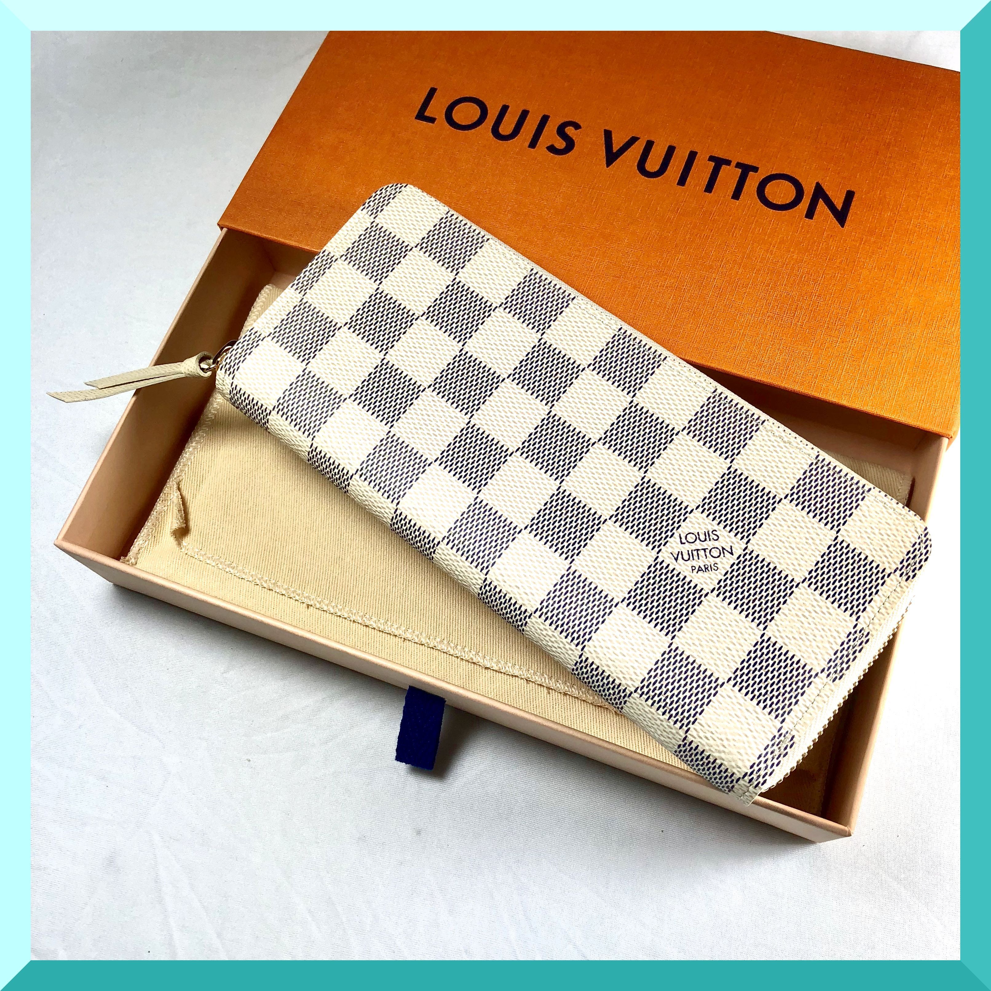 LOUIS VUITTON ダミエ・アズール CLEMENCE☆ベージュ