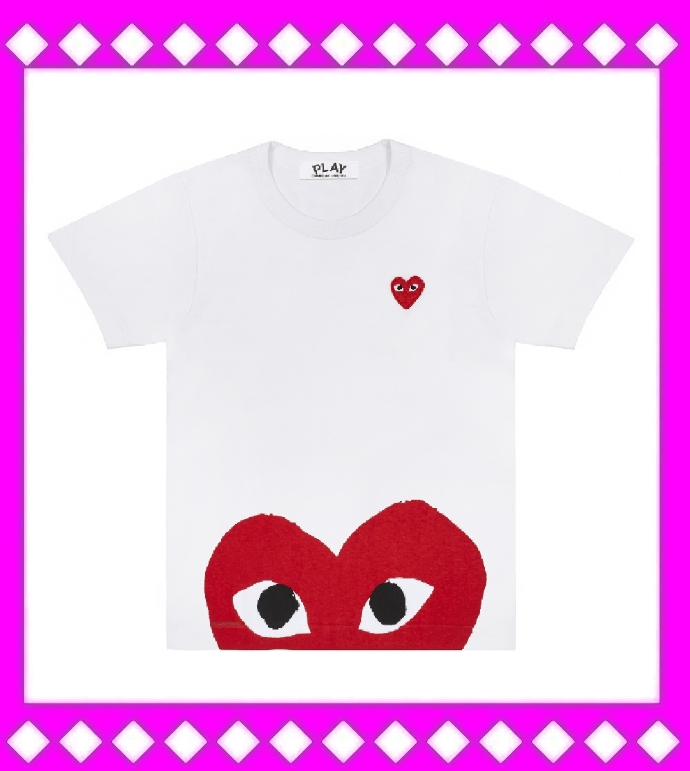 国内発送♥COMME des GARCONS Play レッドハートTシャツ