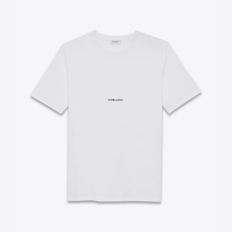 【関税込】花のち晴れ着◆Saint Laurent◆ロゴ プリント Tシャツ