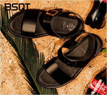 大人気!!【BSQT by Classy 】231 CESKY STRAP SANDAL /BLACK