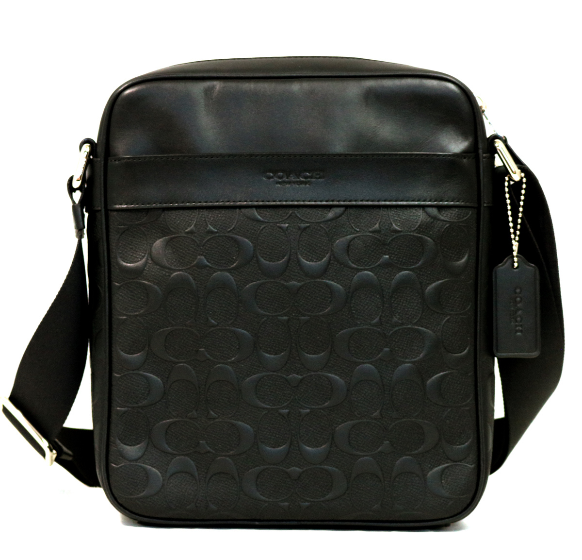 ☆COACH☆CHARLES FLIGHT BAG IN SIGNATURE CROSSGRAIN LEATHER
