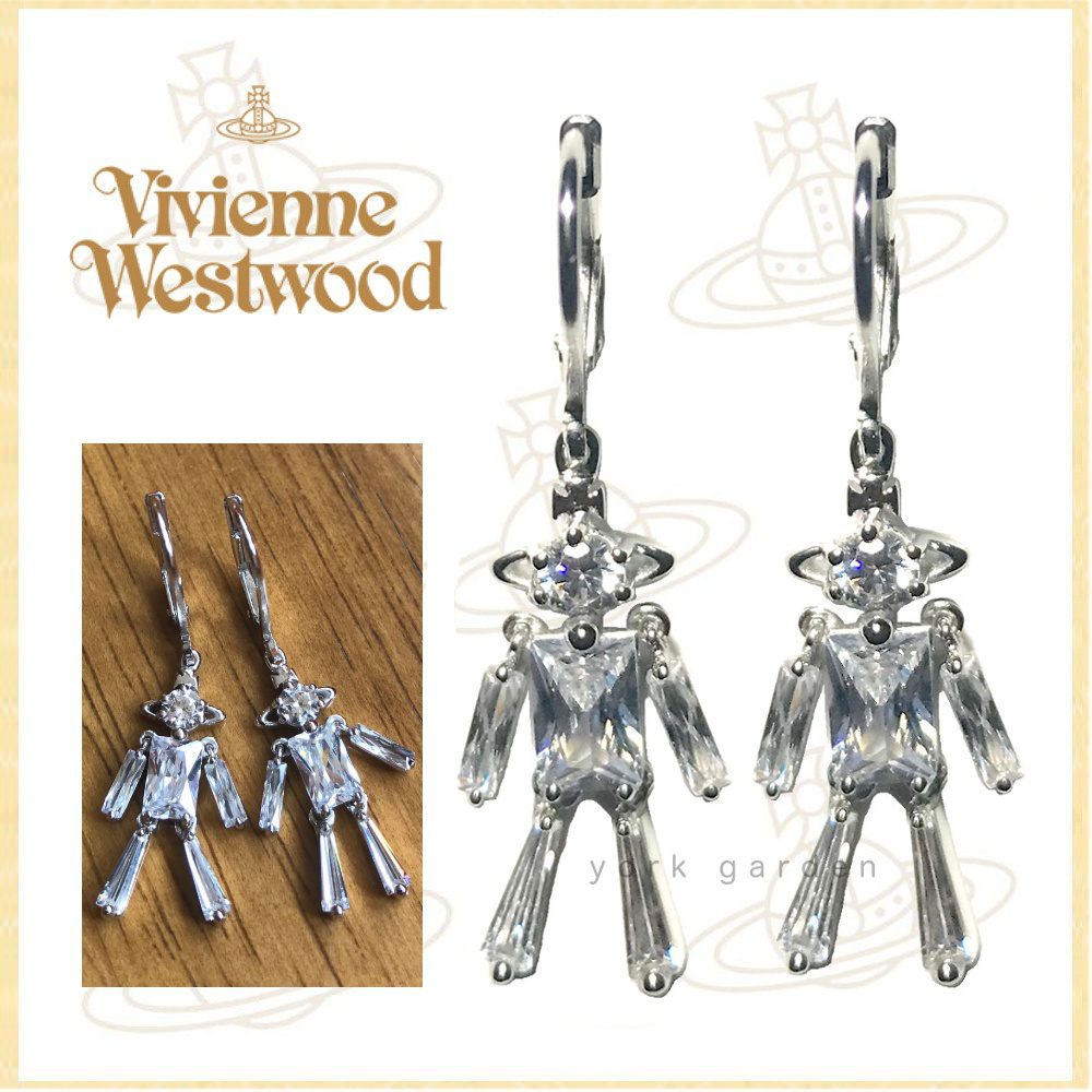 レア!!新作★vivienne westwood★Puppet人形クリスタルピアス