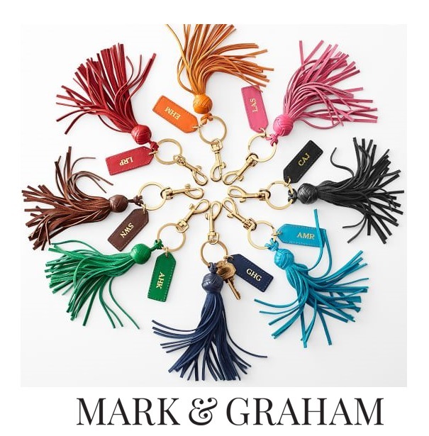 【Mark&Graham】 ９色 ★レザー キーチェーン★