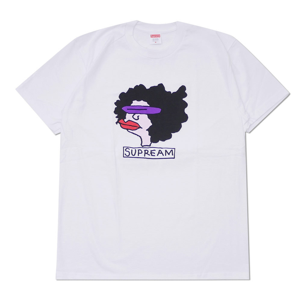 Supreme FW17 Gonz Tee 白 Size MEDIUM (Supremeステッカー付き)