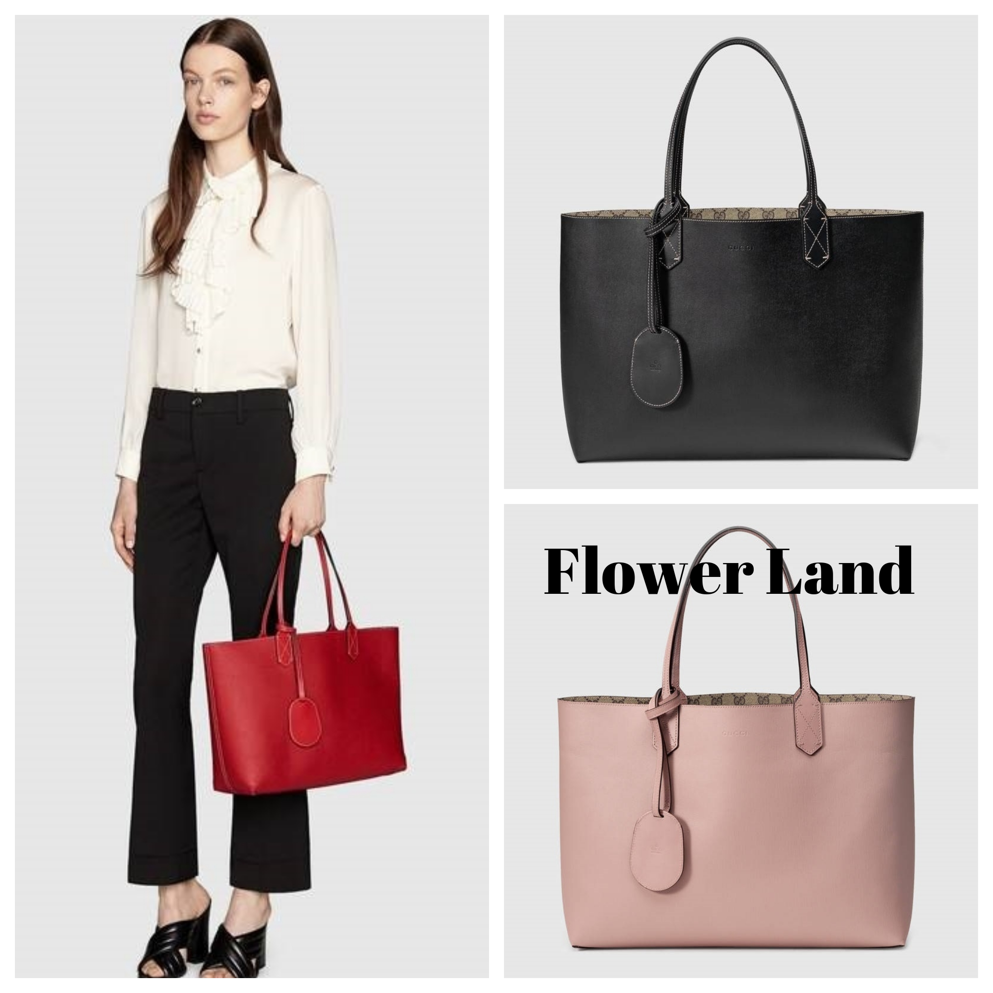 定番☆GUCCI グッチ リバーシブル GG ミディアム トートバッグ